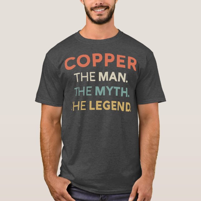 Kuppeln Sie den Mann, den Mythos, den Legenden Nam T-Shirt (Vorderseite)