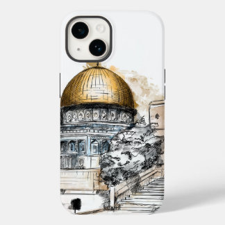 Kuppelskizze des Felsens - Palästina Case-Mate iPhone 14 Hülle