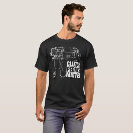 Kupplungs-Pedal-Angelegenheit dunkle T T-Shirt