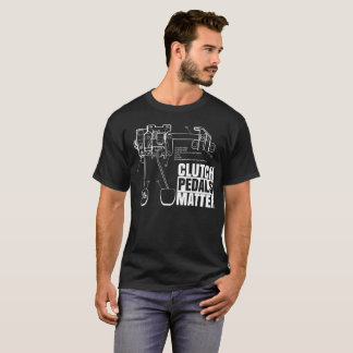 Kupplungs-Pedal-Angelegenheit dunkle T T-Shirt