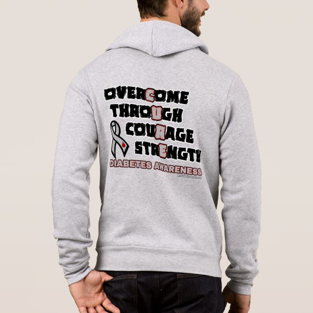 KUR... Diabetes Hoodie (Rückseite)