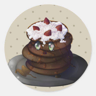Kura Pancake Runder Aufkleber