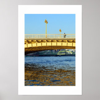 Kuramae-Brücke, Sumida-Fluss: Tokio Poster