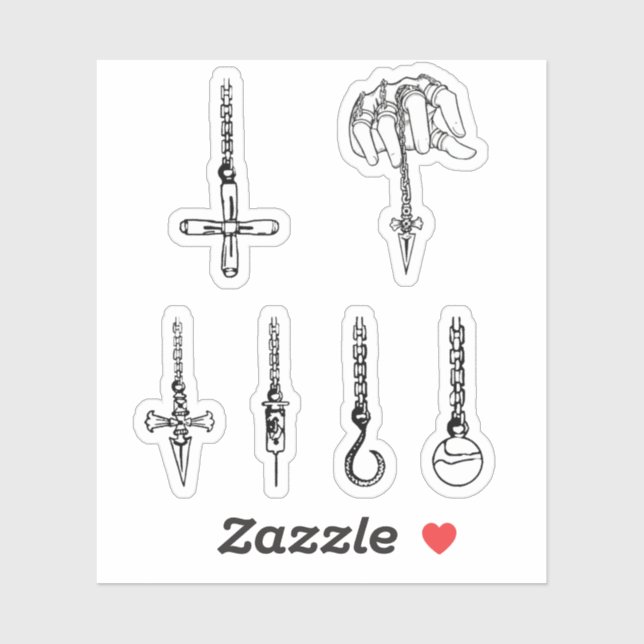 kurapika chaînes chasseur x chasseur autocollant p (Feuille)