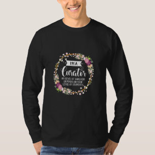 Kuratorenstufe Sarcasm floral für Frauen T-Shirt