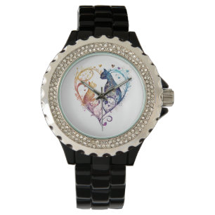 Kuraudea eine niedlich blühend Liebe Armbanduhr
