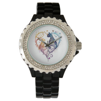 Kuraudea eine niedlich blühend Liebe Armbanduhr