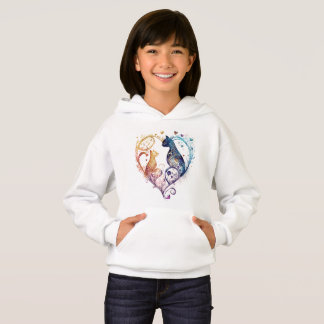 Kuraudea eine niedlich blühend Liebe Hoodie