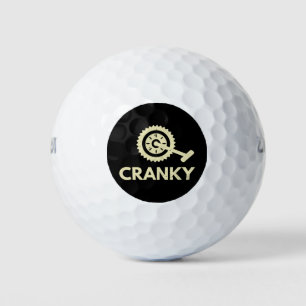 Kurbeln / Fahrrad / Radfahrer Golfball