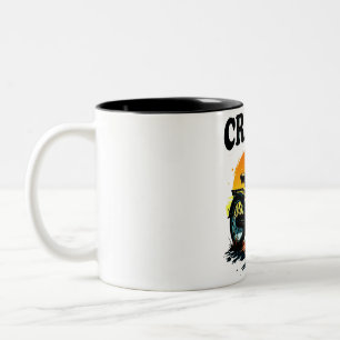 Kurbely: Einzigartiges Biker-T-Shirt - Sonnenunter Zweifarbige Tasse