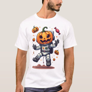 Kürbis-Astronaut � Gruseliges Weltraum-Explorer-Sh T-Shirt