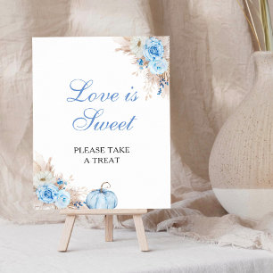 Kürbis-Baby-Shower Love is Sweet Poster