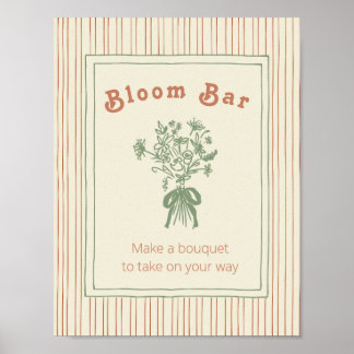 Kürbis: Bloom Bar Schild