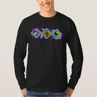 Kürbis-BOO illustriertes T-Shirt