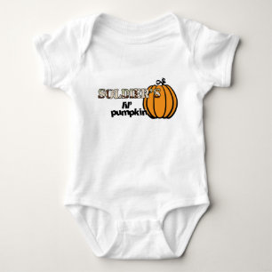 Kürbis das lil des Soldaten Baby Strampler