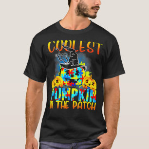 Kürbis der coolste im Fleck  Cooler Autism Hallowe T-Shirt