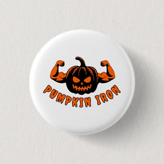 Kürbis Eisen  Button (Vorderseite)