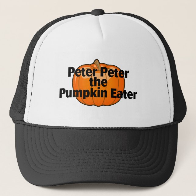 Kürbis-Esser Peter Peter Truckerkappe (Vorderseite)