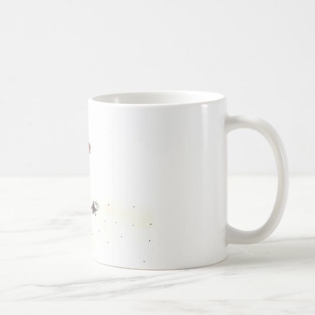 KÜRBIS-FLECKEN KAFFEETASSE (Rechts)