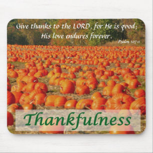 Kürbis-Flecken - Thankfulness Mousepad