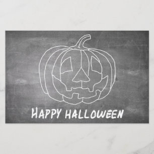 Kürbis für Halloween 1-Chalkboard-Look
