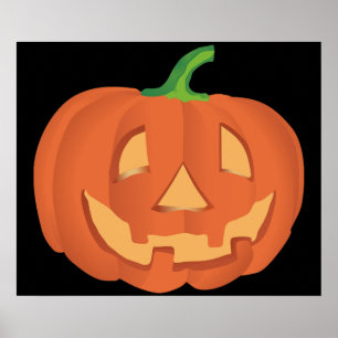Kürbis für Halloween 1 Poster