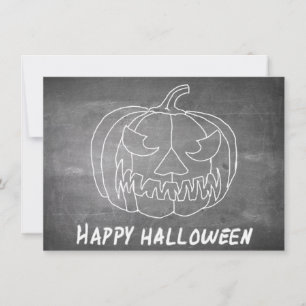 Kürbis für Halloween 2 Kreidetafel-Look