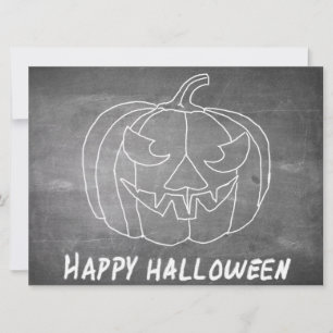Kürbis für Halloween 3 Tafel-Look