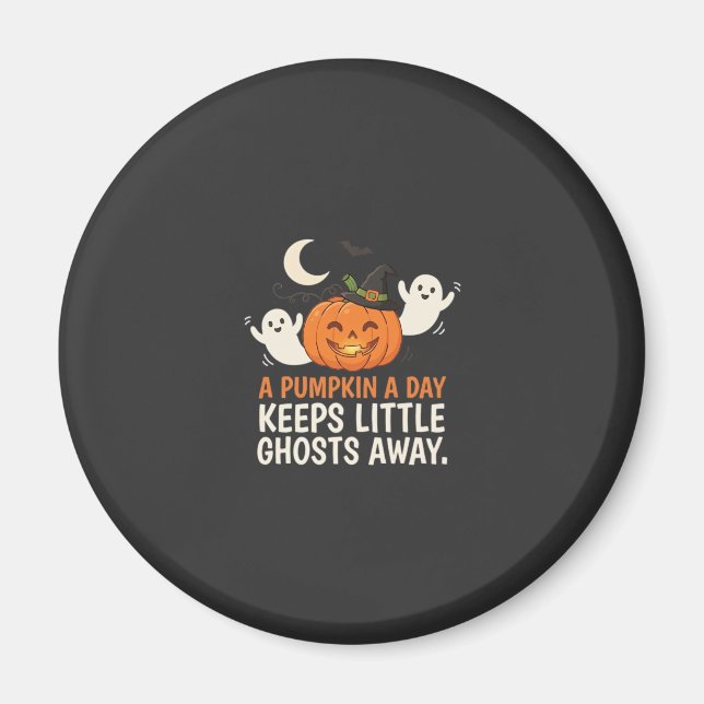 Kürbis-Geist-Halloween-Zitat-Design_1 Magnet (Vorne)
