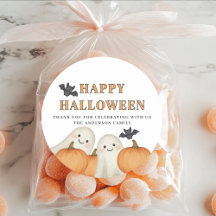 Kürbis-Geister Halloween-Party mit individuellem N