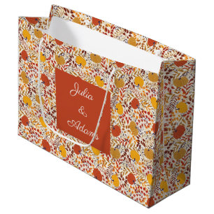 Kürbis-Geschenktasche Große Geschenktüte