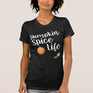 Kürbis-Gewürz-Leben 2 - Weißer Druck T-Shirt