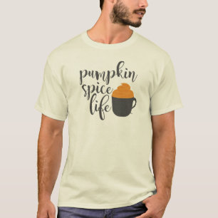 Kürbis-Gewürz-Leben-T-Shirt Süßer Herbst Herbst T-Shirt
