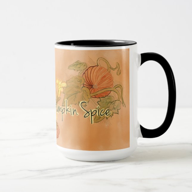 Kürbis-Gewürz-Tasse (15 Unze) Tasse (Rechts)