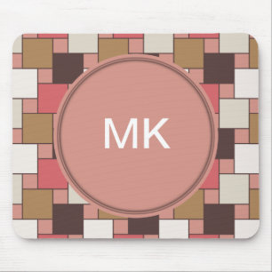 Kürbis-Gewürz-Webart-Muster Mousepad