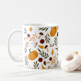 Kürbis, Granatapfel und Birnen Kaffeekocher-Tasse Kaffeetasse