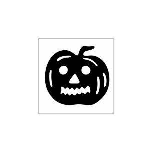 Kürbis-Halloween-Dekor-Gewohnheit Gummistempel