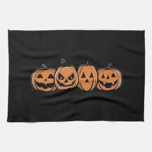 Kürbis Halloween Herbst Thanksgiving-Geschenk Geschirrtuch