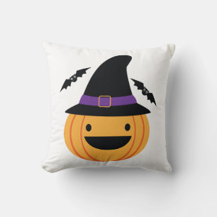 Kürbis Halloween Jack O Laterne Fledermaus Kissen