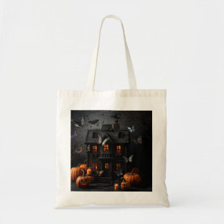 Kürbis-Halloween-Tasche mit lächelndem Gesicht Tragetasche