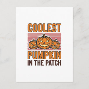 Kürbis Halloween Vintage Des Postkarte