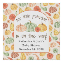 Kürbis-Herbst-Baby-Party