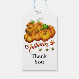 Kürbis Herbst Geschenkanhänger