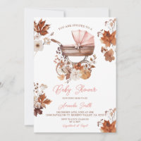 Kürbis Herbst Kinderwagen Vintage Mädchen Baby Sho