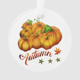 Kürbis Herbst Ornament