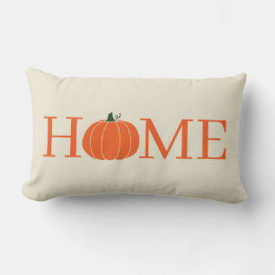 Kürbis-Home-Eierschalen-Weiß und Orange Lendenkissen