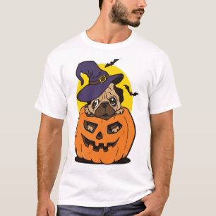 Kürbis-Hund-Halloween, Lustiger Halloween-Hund T-Shirt