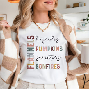 Kürbis-Hyrillis und Feuerhemd T-Shirt