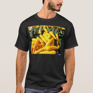 Kürbis im Gelb und im Grün T-Shirt