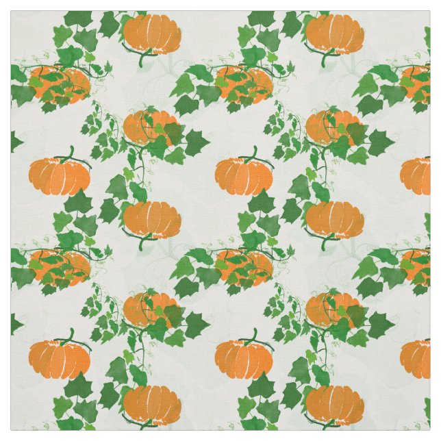 Kürbis im Herbst Stoff (Muster)